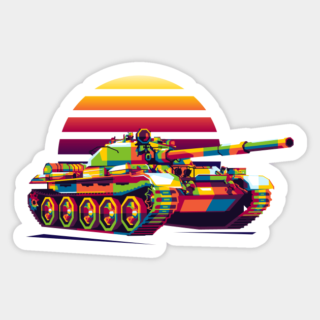 T-62 MBT Sticker by wpaprint